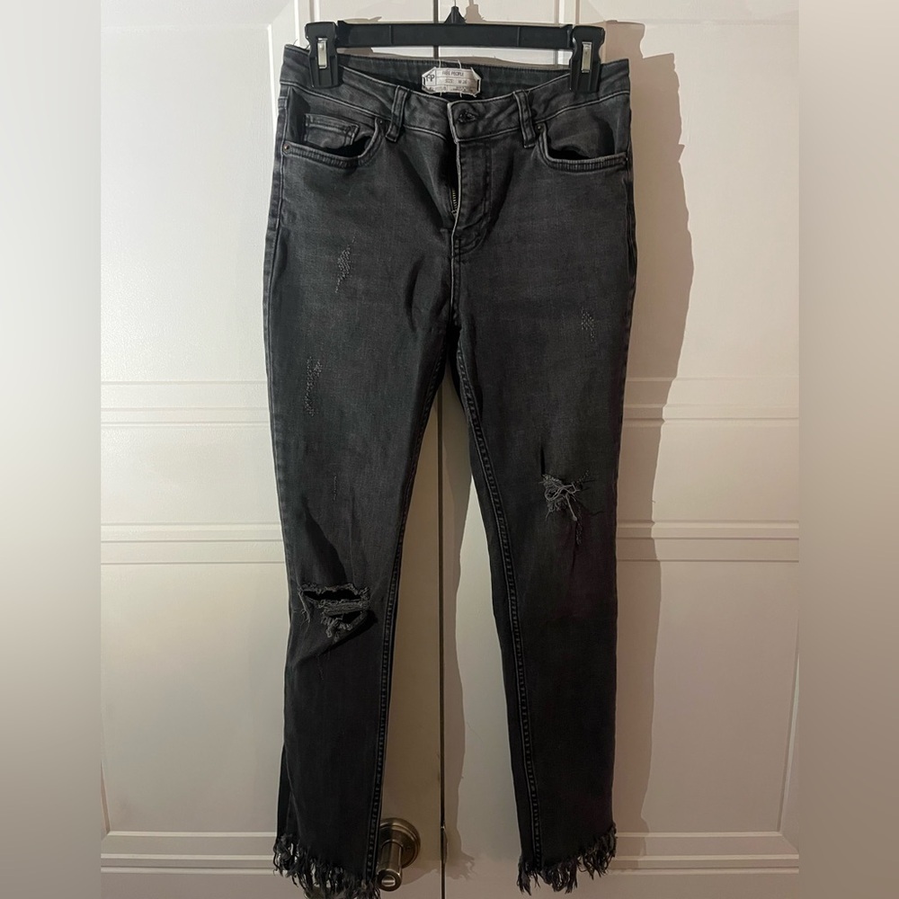 Free People fringe jeans
